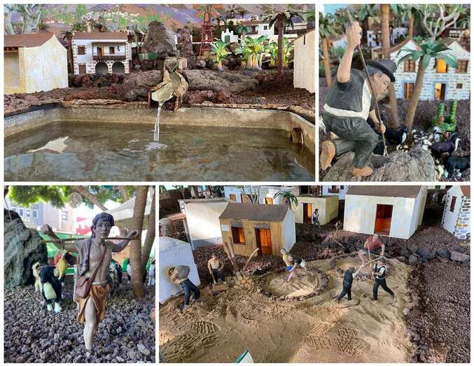 Detalles del nacimiento que hoy abre al público en Los Llanos/TA.
